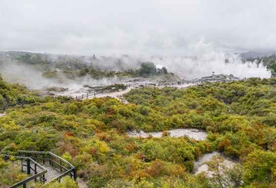Geotermalni park v Rotorui 