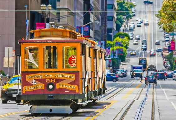 Tram-San-Francisco-Kalifornija-Zahod-ZDA